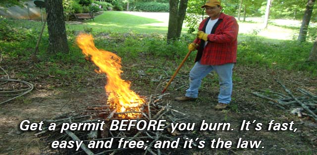 Outdoor burning begins Oct. 1