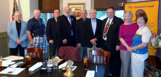 New club members, officers installed