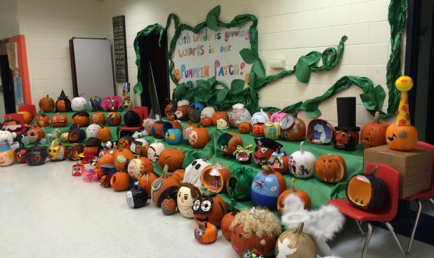 Braelinn students create pumpkin project