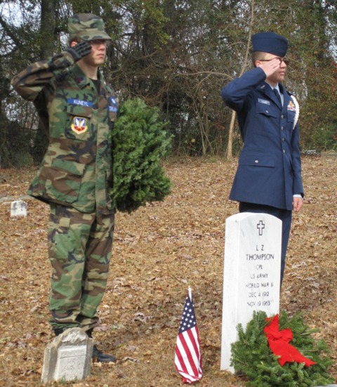 CAP partners on wreath project