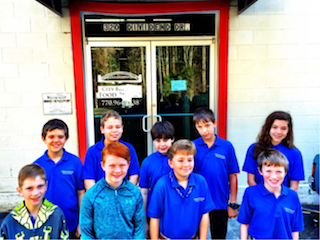 Students learn to serve