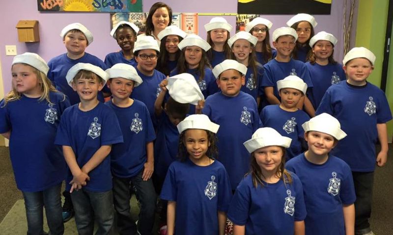 Children present musical