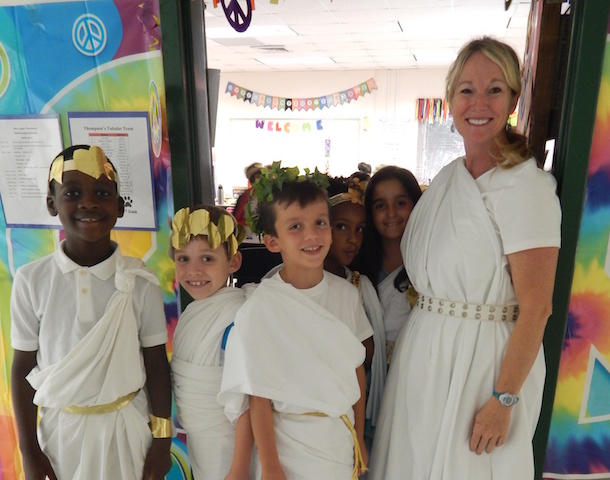 Class marks Greek Day