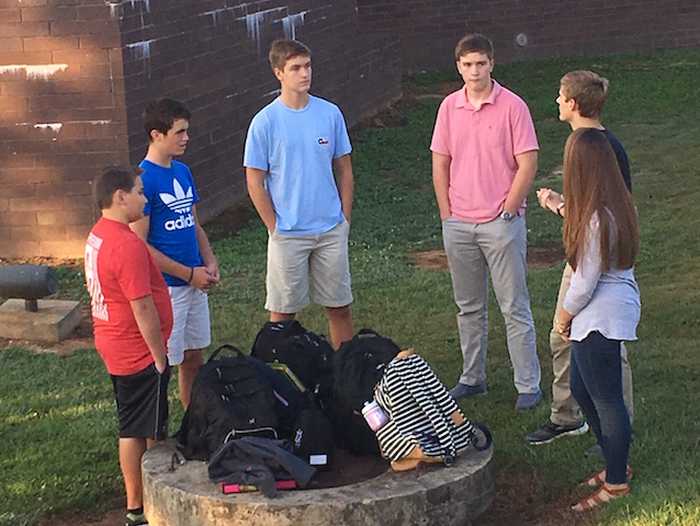 Gathering at the pole