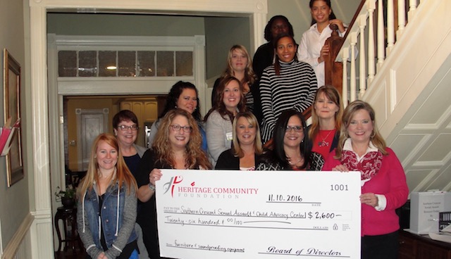 Heritage Foundation presents grant to SCSAC-CAC