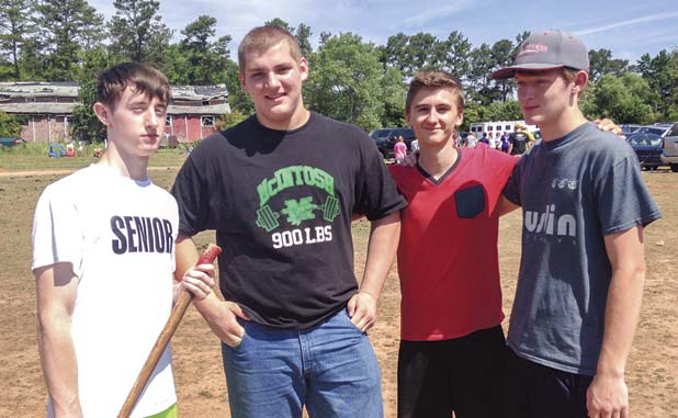 Youth community service at work