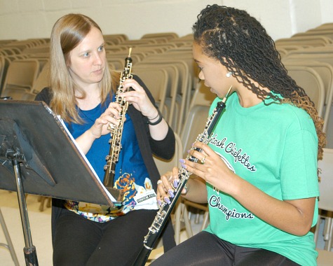 McIntosh band students get professional tips