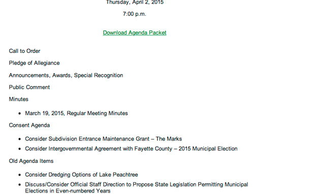 Lake cleanup, voting date on PTC Council’s agenda
