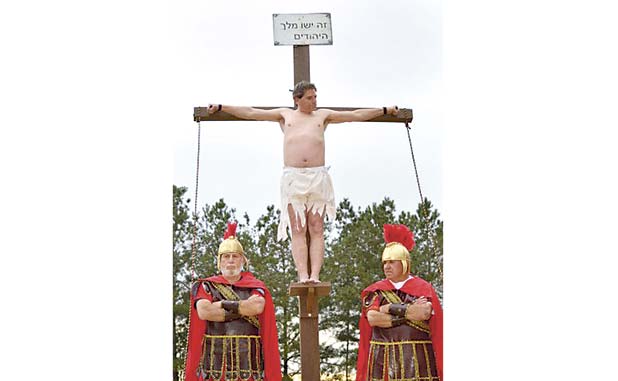 The Easter story re-enacted