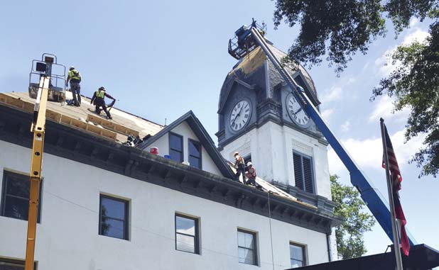 Clean slate for Fayette’s historic courthouse
