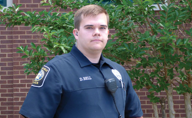 Officer assists in saving life of student