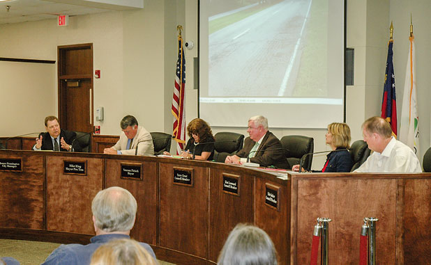 Lake Peachtree spillway work finished, county says