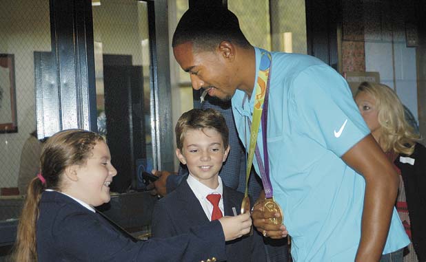 Olympian Taylor returns as ‘Burch Bear’