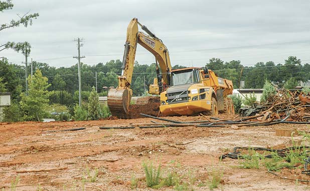 Hwy. 54 W. retail center work is now underway