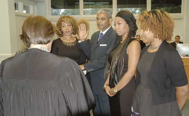 Commissioner takes office