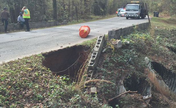 Avoid Spear Road washout