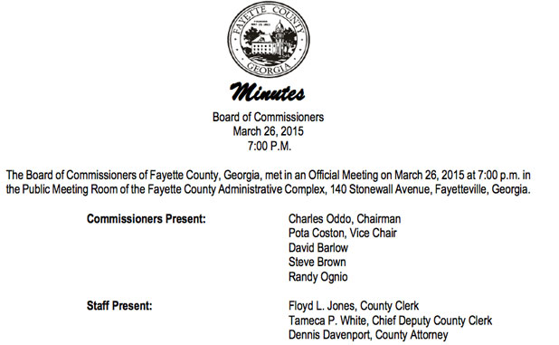 No resolution to impasse over Fayette Commission...