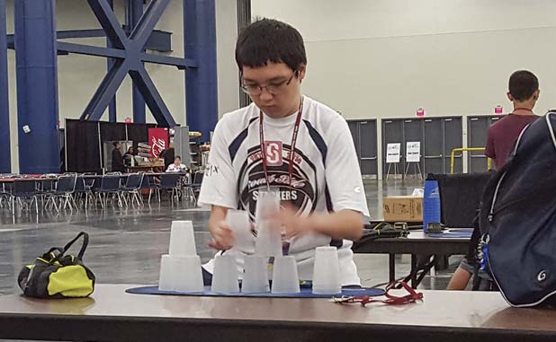 Among Georgia cup-stackers, he’s one of th...